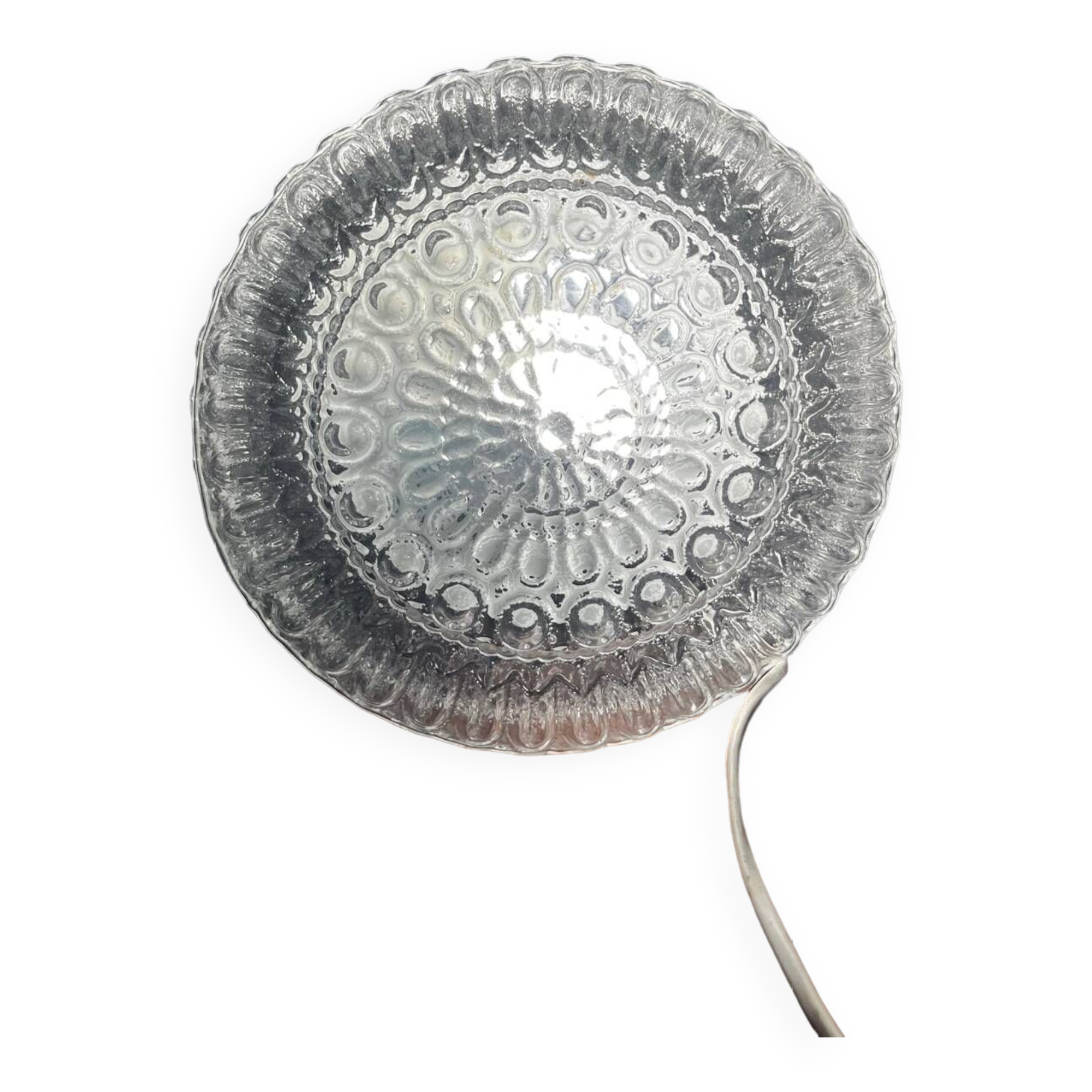 Chiseled glass pendant ceiling light