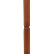 Scandinavian teak and metal floor lamp, Sweden, 1960