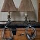 Paire de lampes bougeoirs