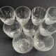 Verres moderne milieu de siècle cristal