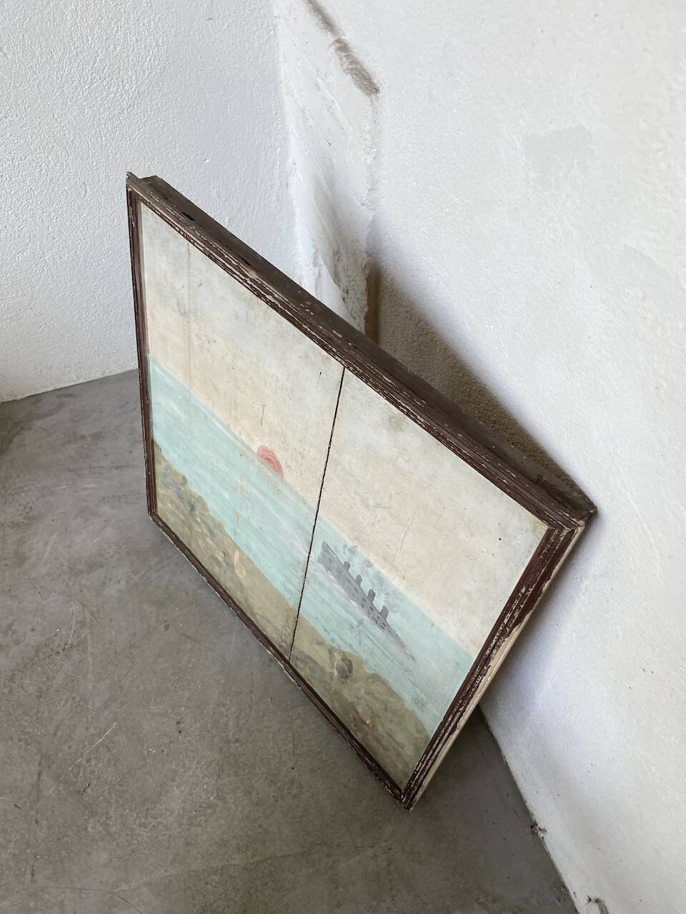 Painting on wood 1900