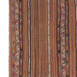 Vintage Turkish rug from Oushak, hand-woven 166x369 cm