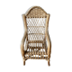 Fauteuil vintage en rotin pour enfant