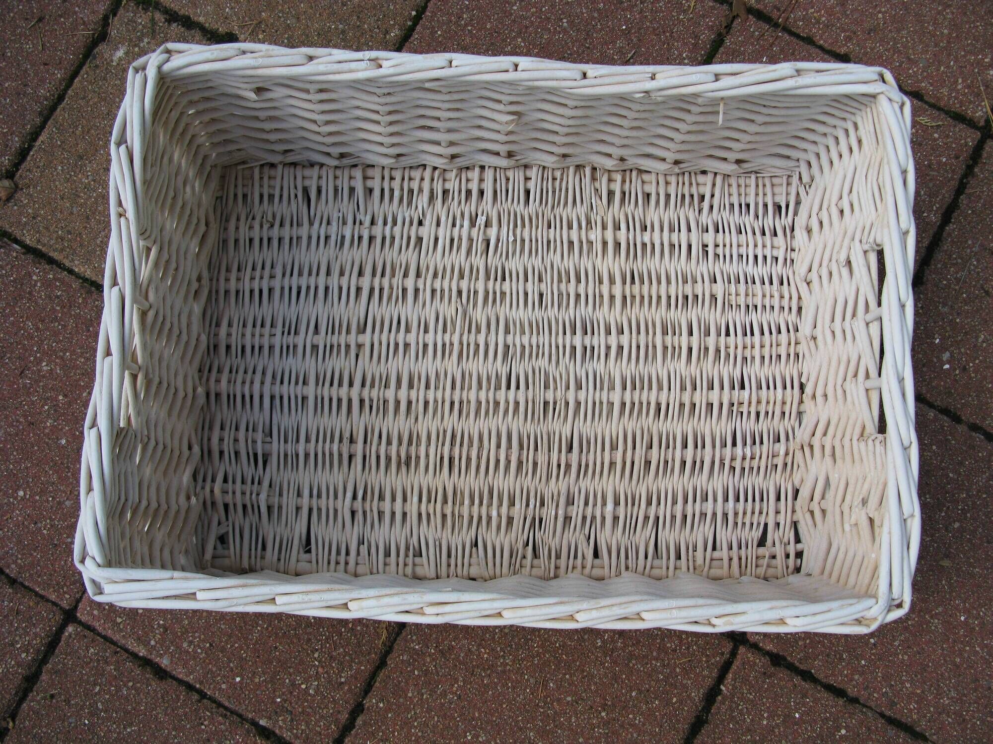 set of 4 large wicker baskets