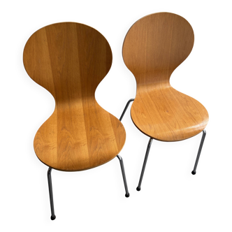 Set of 2 Rondo Chairs by Erik Jorgensen