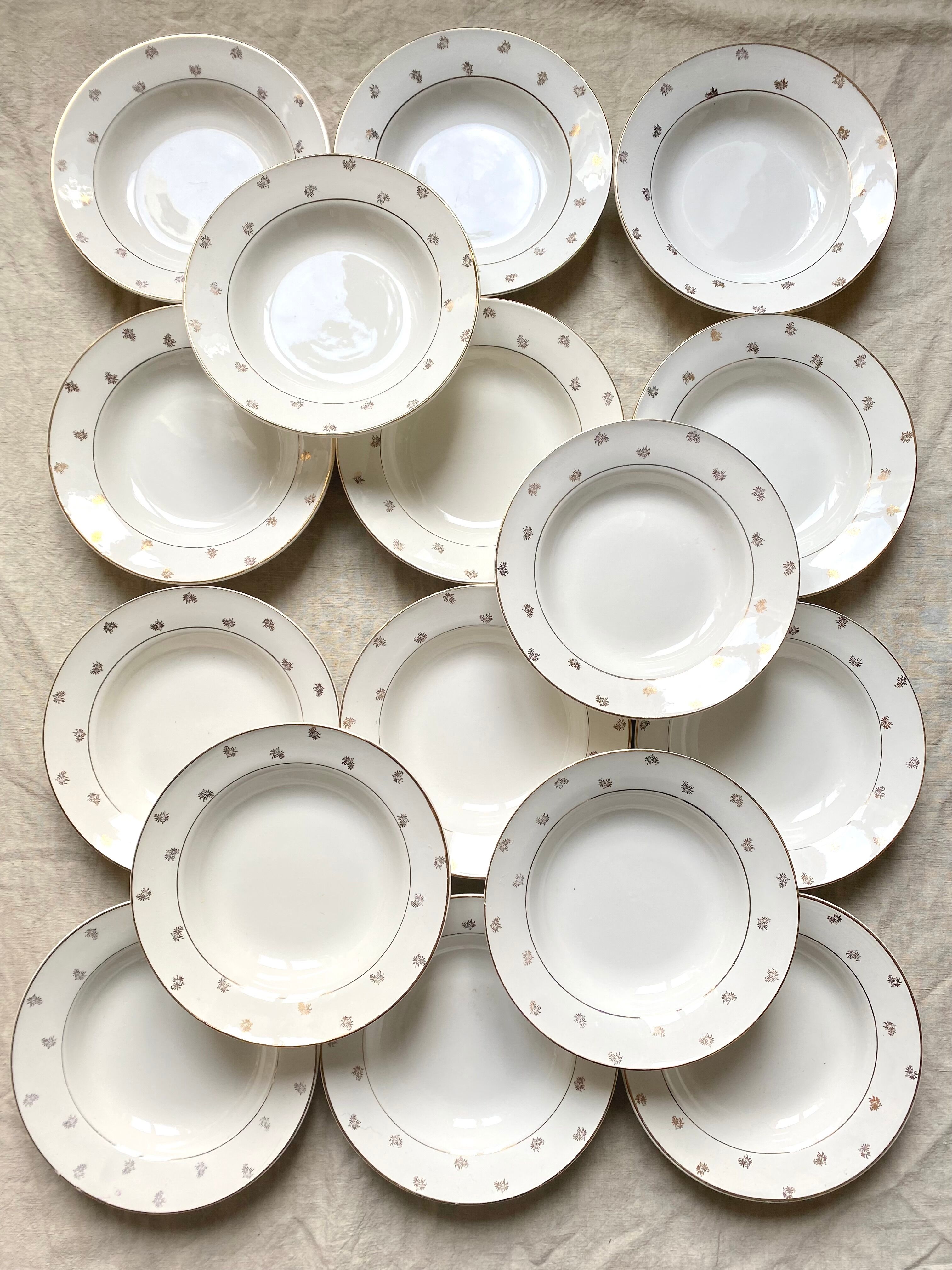 Digoin Sarreguemines hollow plates 16
