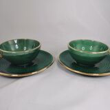 DUO tea service, Saint Clément, Vintage, green
