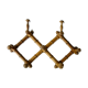 Wooden coat and wall hat - Pable accordion