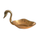 Vide poche " cygne " en laiton, années 60
