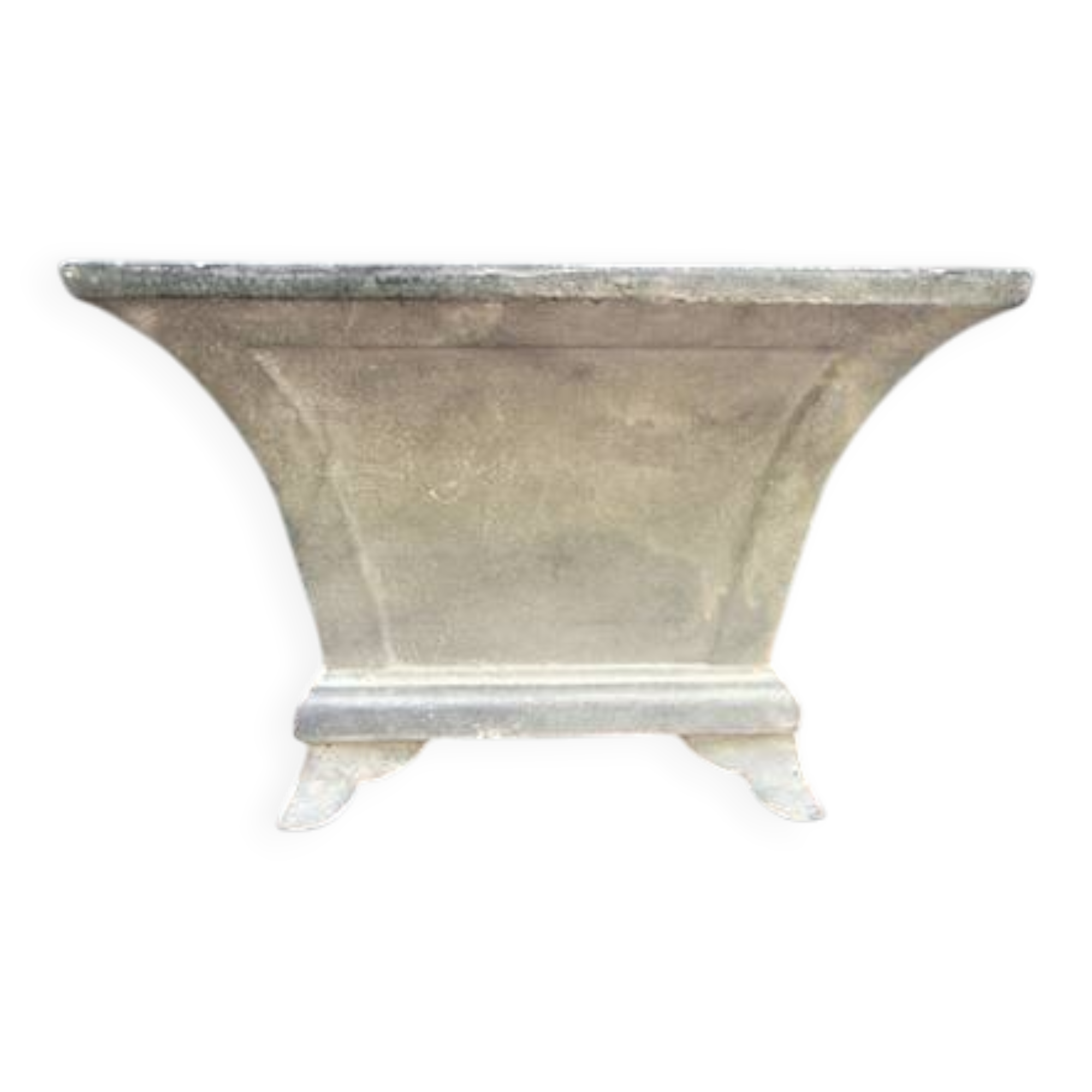 Cast iron jardiniere grey planter