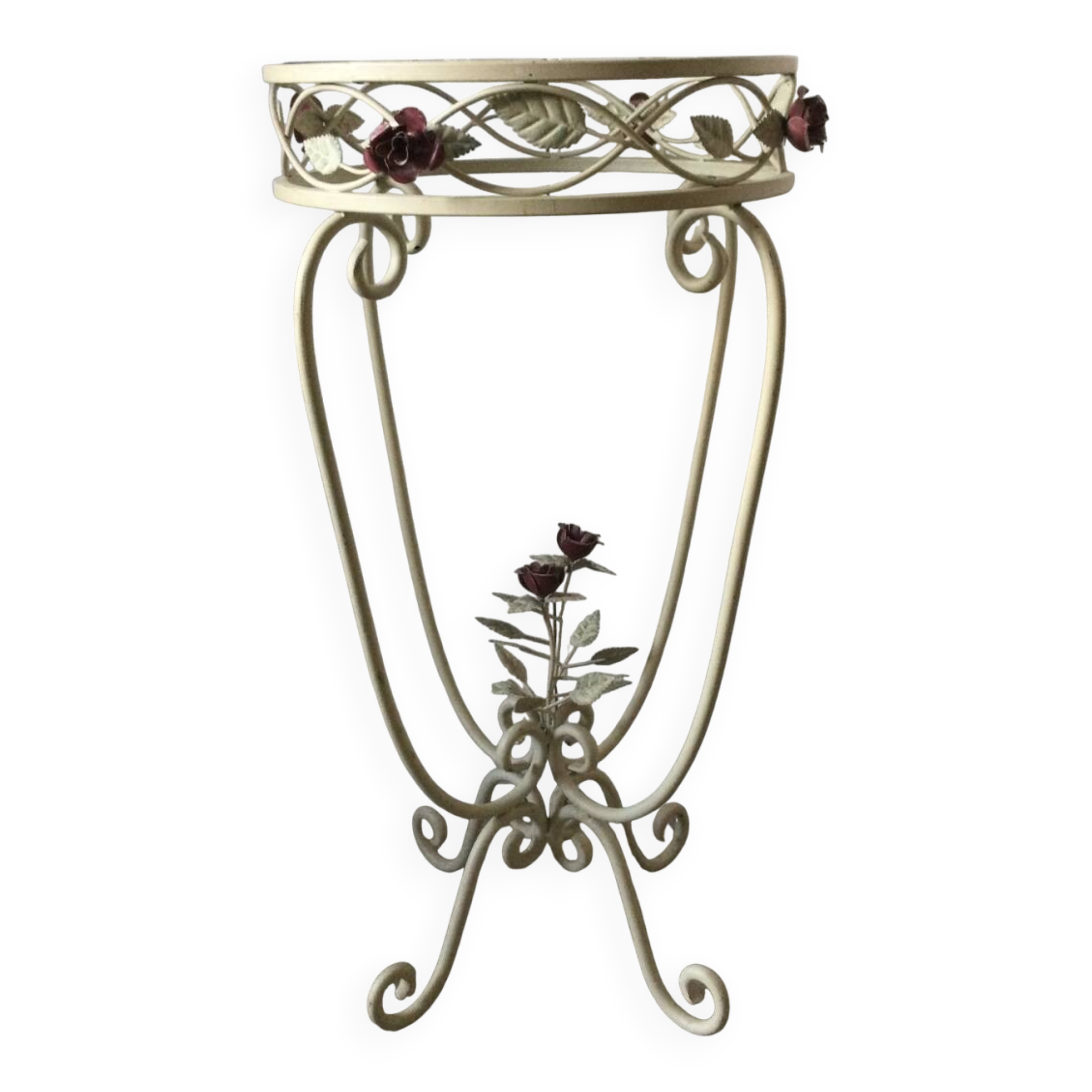 Art Nouveau style iron console