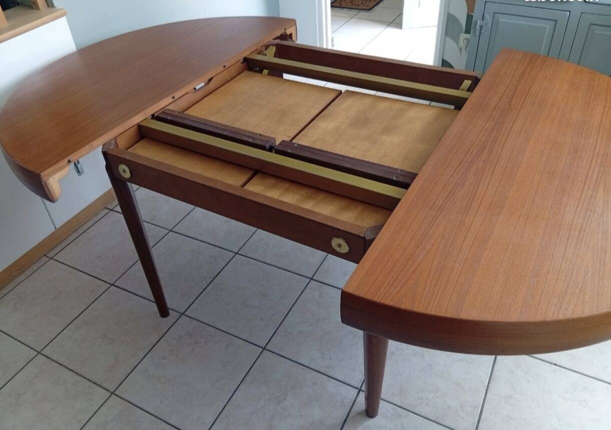 Table scandinave vintage teck