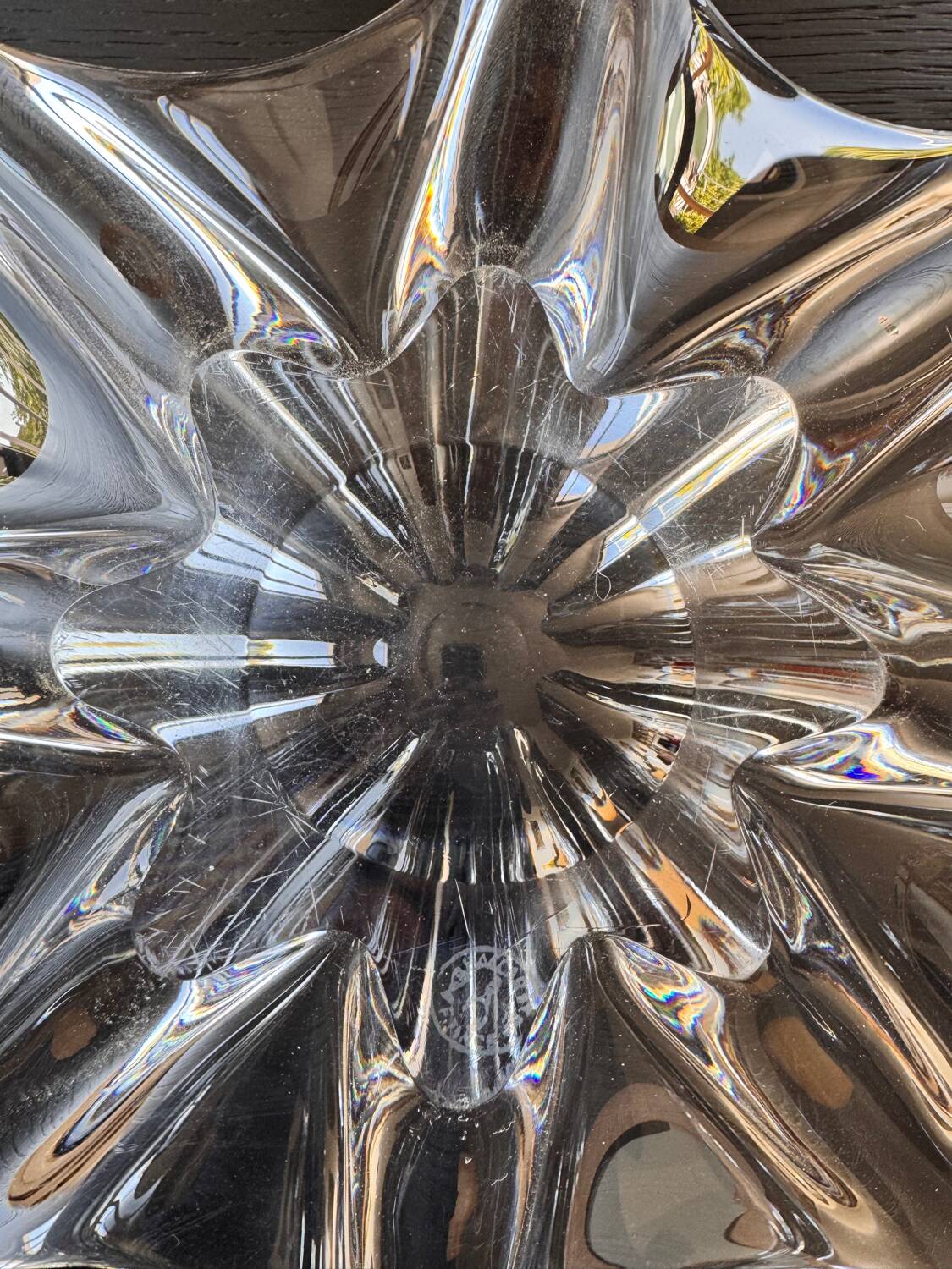 Baccarat crystal centerpiece
