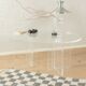 Table basse en verre acrylique