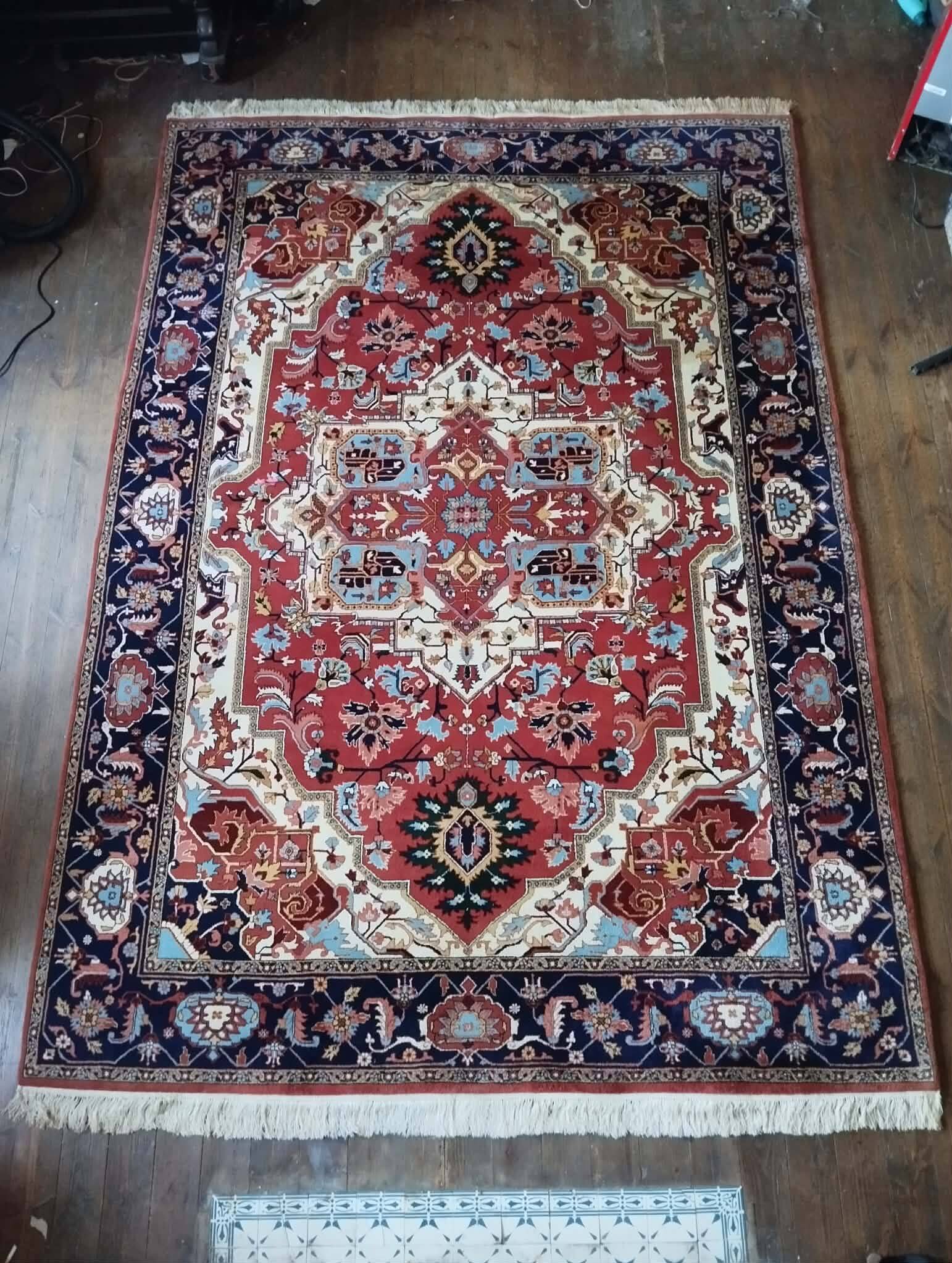Tapis Indo Heriz fait main 318x223cm
