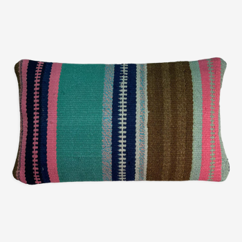 Housse de coussin kilim turc vintage 30x50cm