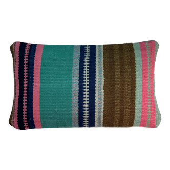 Housse de coussin kilim turc vintage 30x50cm