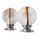 Toni Zuccheri, Set of 2 of Murano glass lamps, Mazzega, Murano Italy 1970