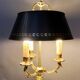 Empire style lamp with three lights
