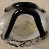 handbag basket vase hand blown Murano glass