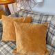 Camel velvet cushion covers, 50x50