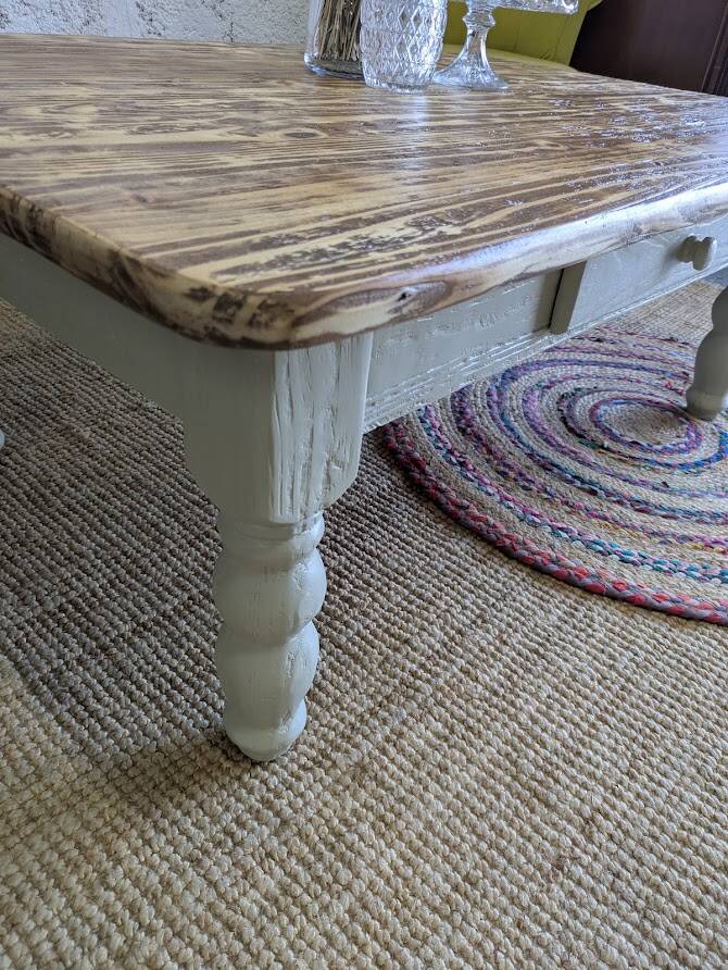 Rustic coffee table