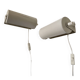 IKEA Lod V413 wall lights from the 1980s.