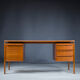 Mid-Century Teak Desk from Gv Møbler, 1960s
