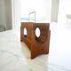 Vintage wooden magazine rack/magazine rack
