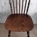 Series of 4 chairs signed Baumann model “Tacoma” from the 60s.