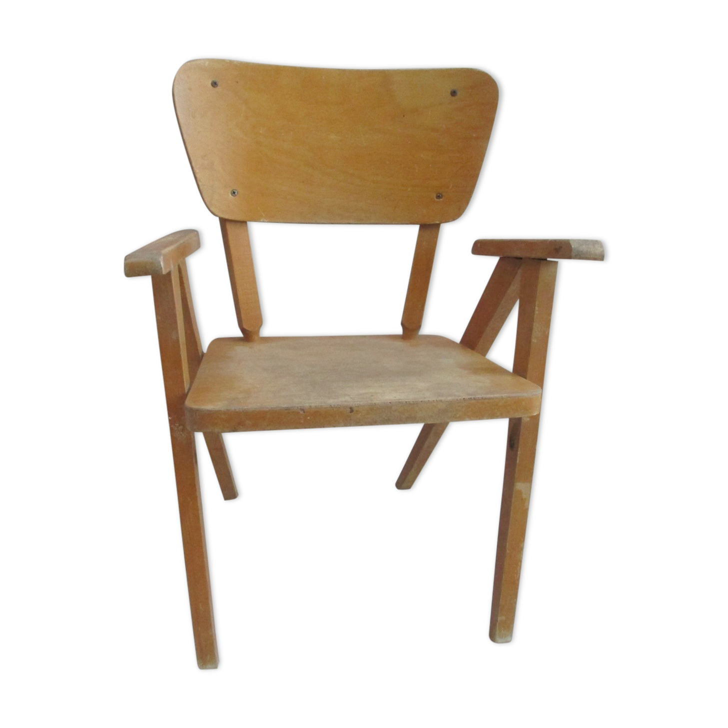 Vintage armchair child compass feet