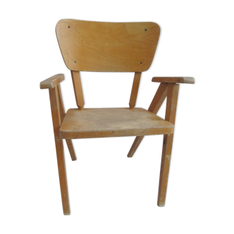 Vintage armchair child compass feet