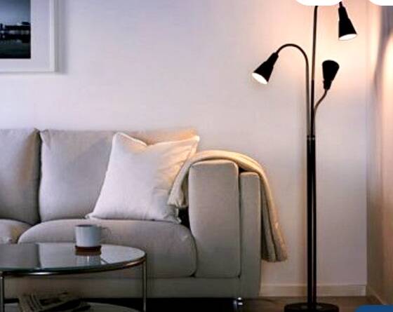 Rare 80s kvart ikea floor lamp 3 spots