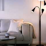 Rare lampe sur pied années 80  kvart ikea 3 spots