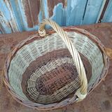 Wicker and cane basket