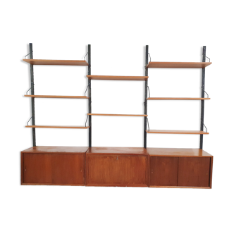 Poul Cadovius for Royal System wall unit in teak, Denmark 1950's