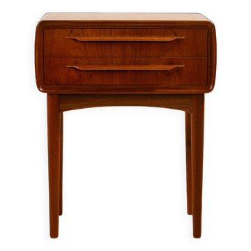 Teak night stand by Johannes Andersen for CFC Silkeborg
