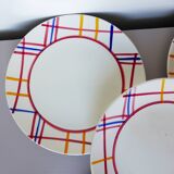 4 serving plates from the Gien Malvina model 2008167