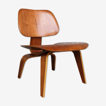 LCW Lounge Chair Noyer par Charles & Ray Eames pour Evans / Herman Miller, 1948-49