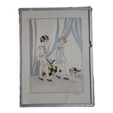 Illustration from the 1930s by Dudret