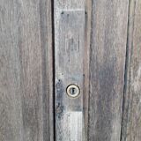 Double entrance door 227x142.2cm oak multi-point lock and its frame