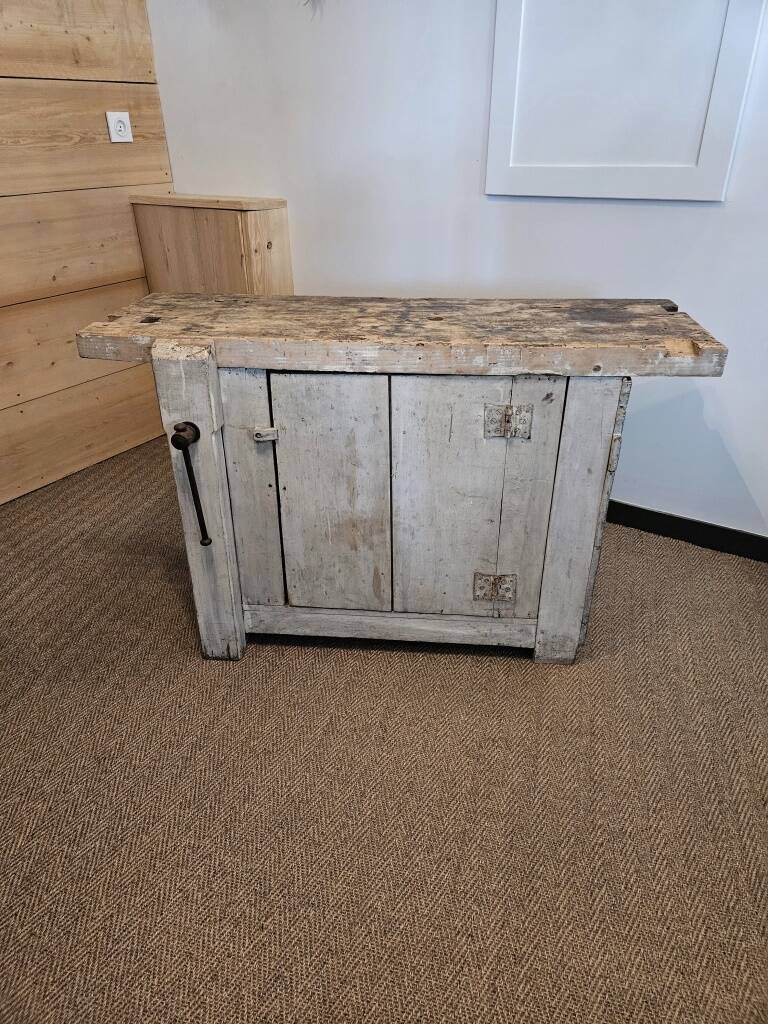 Old carpenter's workbench