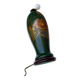Lampe italienne Ida Bellini en céramique verte et dorée