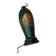 Lampe italienne Ida Bellini en céramique verte et dorée
