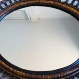Rattan mirror 53x63cm