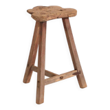 Antique stool in wabi-sabi style (c.1900) #8