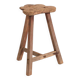 Antique stool in wabi-sabi style (c.1900) #8