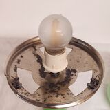 Glass and bronze table lamp, Spain, 1950