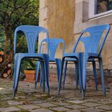 4 industrial chairs from the 50s, Multipl's brand, by Joseph Mathieu