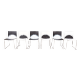 6 designer chairs "Explosion", Gorka by Josep Liusca for Inclass - 2000